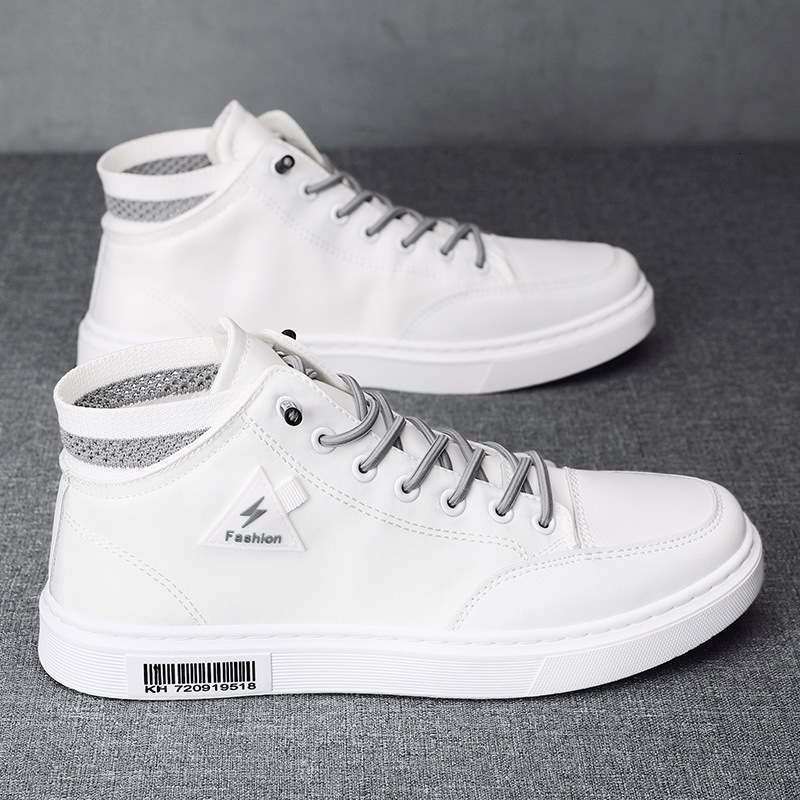 2025 New High-top Skateboard Shoes Men Ice Silk Breathable Canvas Designer Shoes Sport Casual Shoes