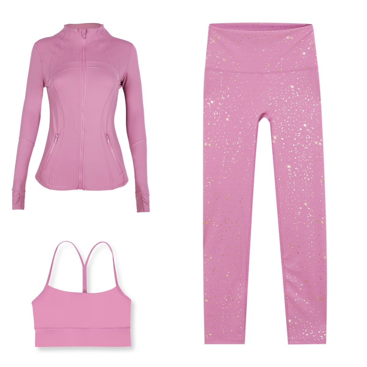 Workout Women Yoga Sets jackets bra leggings Fiess High Waist Sports Jackets Zip Up Coat Elastic Sportsweat yogawomen sets Outfits Pants Gym Suits set