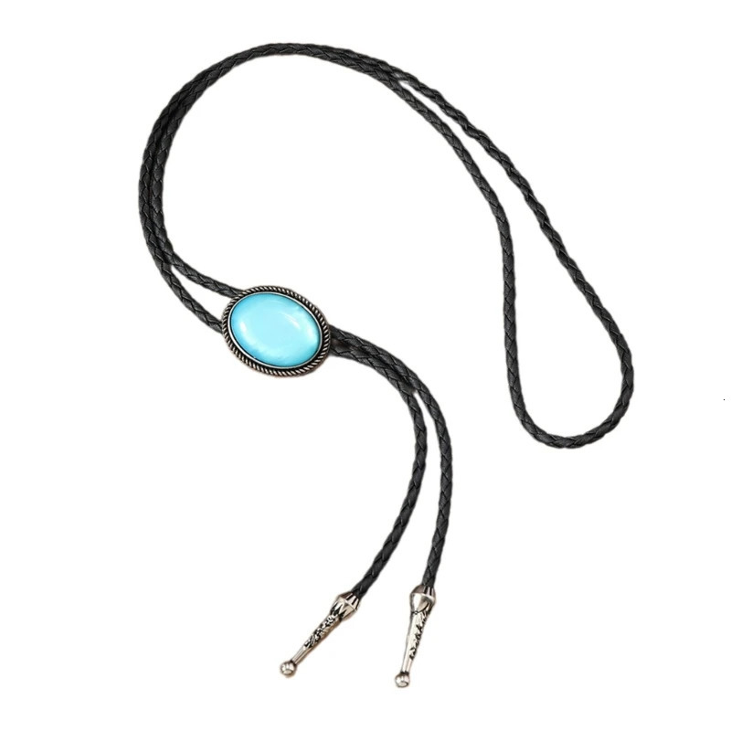 Delicate Gemstones Bolo Tie Cowboy Necktie Western Bolo Tie for Shirt 250430