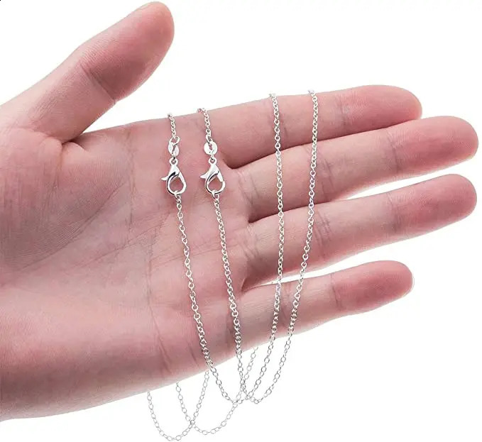 30PCS 925 Sterling Silver chains necklace for women men jewelry set fashion party er wedding accessories gifts 250120