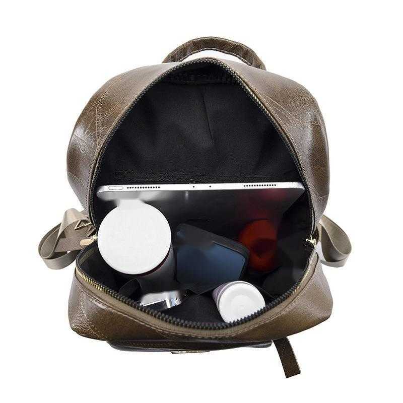 new womens PU backpack for bags casual large capacity outdoor commuting travel backpack womens bag