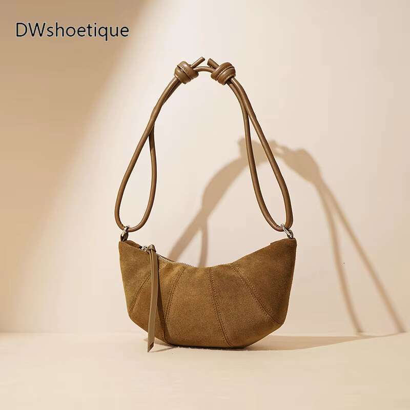 Cow Suede Leather Women Underarm Fashion Crossbody Bags