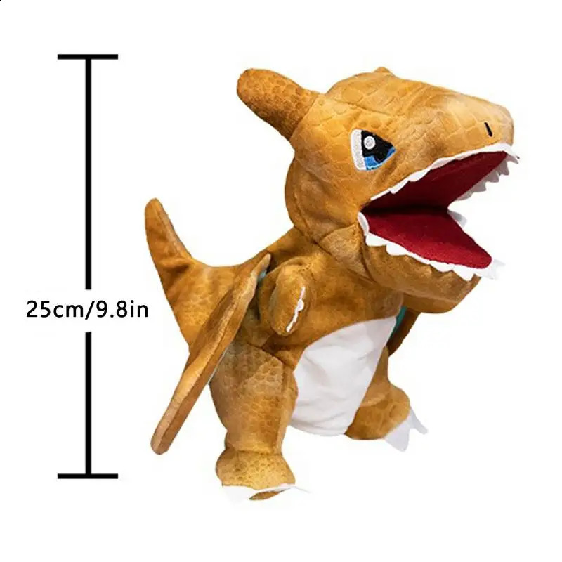 Free shipping Interactive Plush Finger Puppets Creative Realistic Stuffed Hand Puppet Dinosaur Toy For Kids