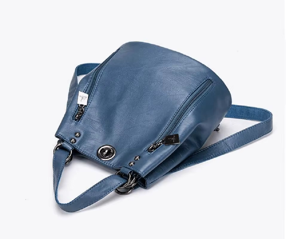 Hot Sale New Women Large Capacity Travel Backpack High Quality Leather Fashion Shoulder Bags Female Casual Handbag School Bag