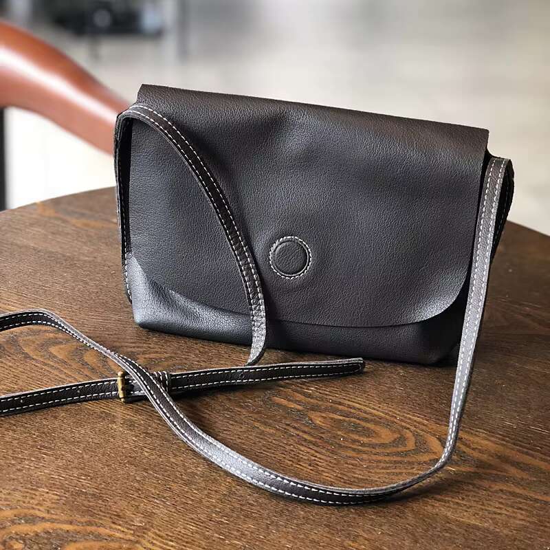 Johnature Genuine Leather Women 2024 New Casual Nature Soft Cowhide Shoulder Bags Large Capacity Composite Messenger Bag
