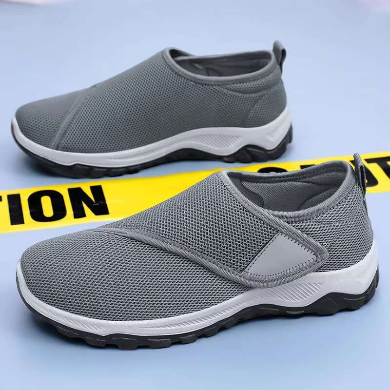 Men's Casual Comfortable Soft Diabetic Man Shoe Adjustable Wide Feet Flat Outdoor Anti-slip Male Tennis Shoes tenis