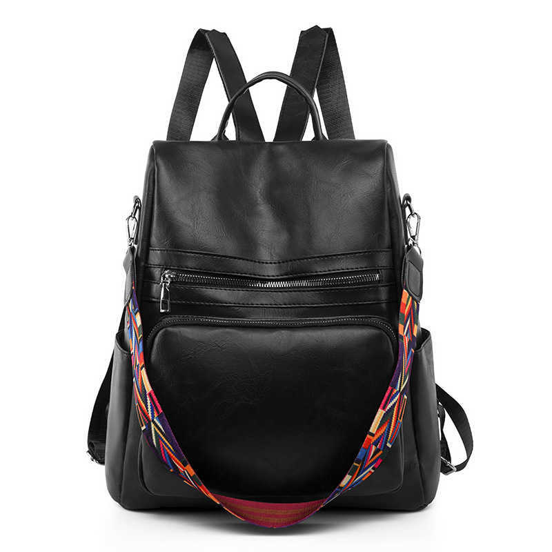 Backpack for women new leather travel backpack brown outdoor leisure womens backpack womens backpack