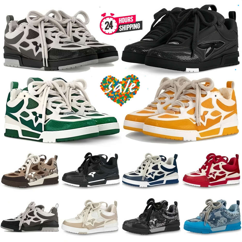 Designer sneakers skate womens mens shoes Luxury Leather Casual Shoes Men Women Classic Trainers platform shoes Outdoor skates running shoes
