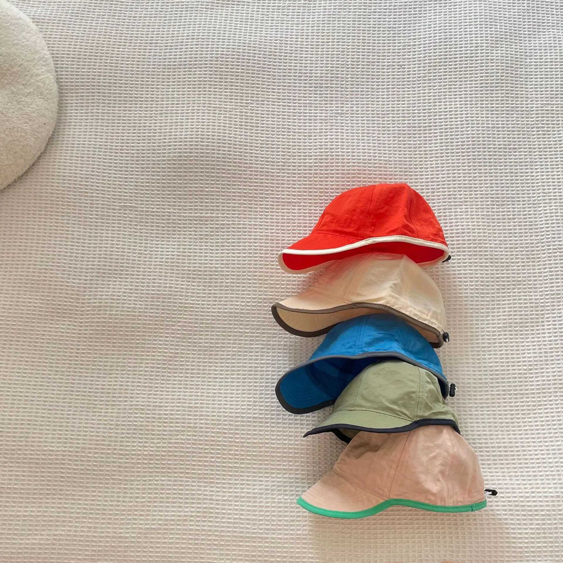 Fashionable baby baseball cap summer childrens sun hat Chidren retro quick drying soft Brim duck tongue cap M250121