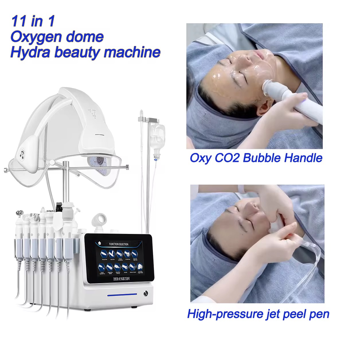 Pdt Led Light Therapy Facial Cleansing Product Machine 11 in 1 Oxygenation Glow Skin Machine