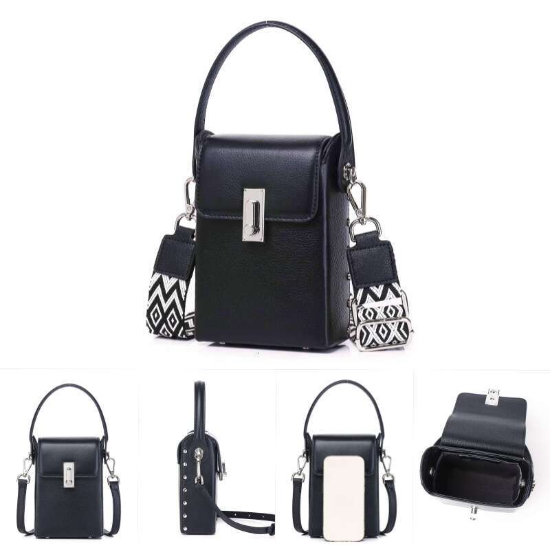 Genuine Leather Crossbody For Women, Stylish Mobile Phone Shoulder Bag Large Capacity Multi-Functional Purse