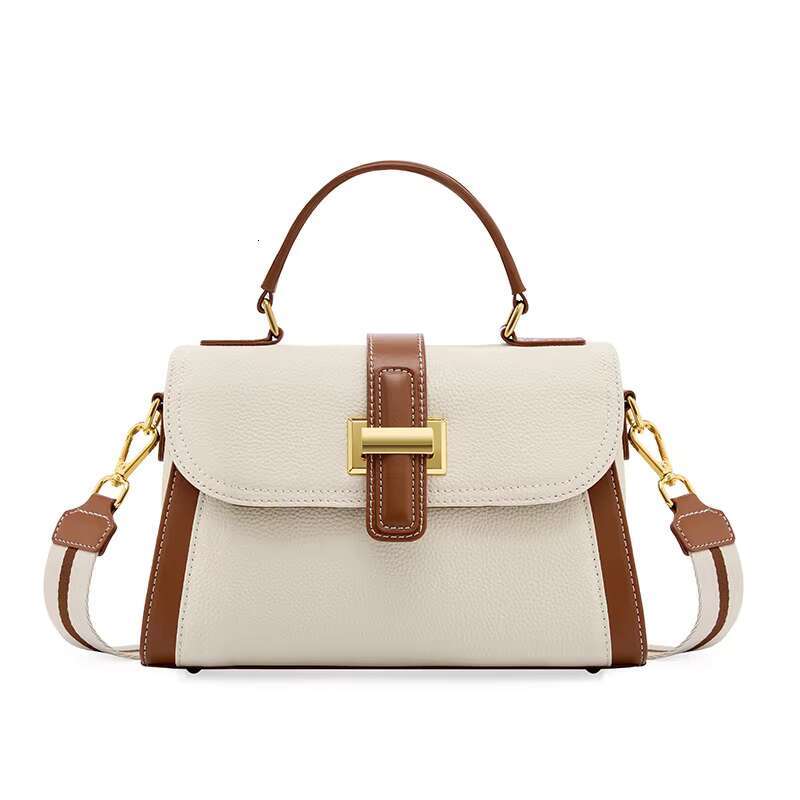 Handbags Female Crossbody Small Square Shoulder Bag Mom Women Bags New Fashion 2023 Genuine Cowhide Leather Satchel