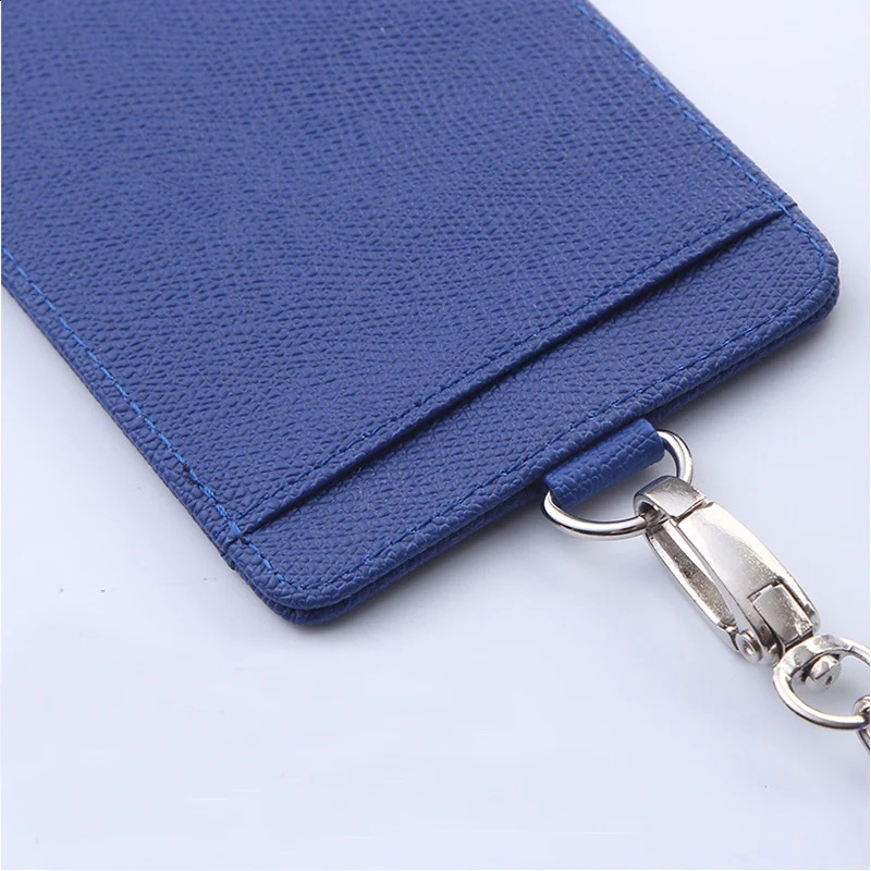 Multifunctional Retractable Lanyard Card Holder PU Badges Set For ID Name Card Business Name Tag Student ID Card Neck Rope 250120