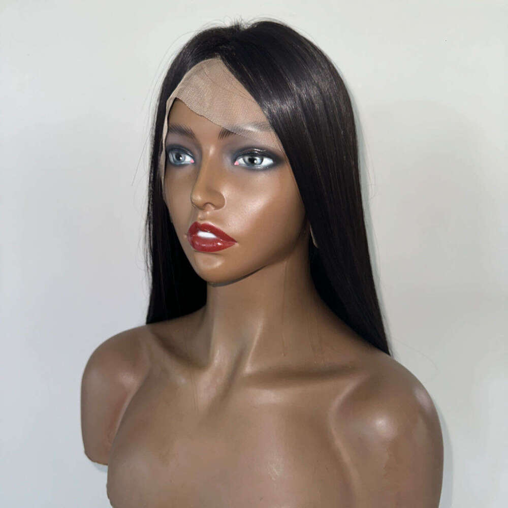 Lace Front Wig Cover T Shape Quan Color With Front Lace Synthetic Headband Long Straight Hair