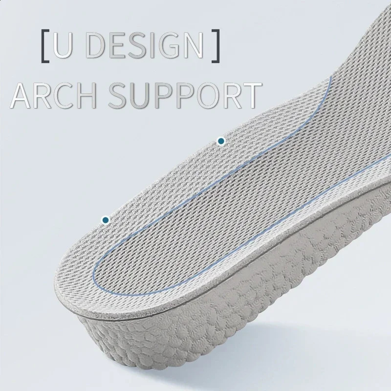 2PCS Heightening Insole Invisible Unisex Women Heighten Insert Cushion Pads EVA Lifting Heel Arch Support Taller 250114