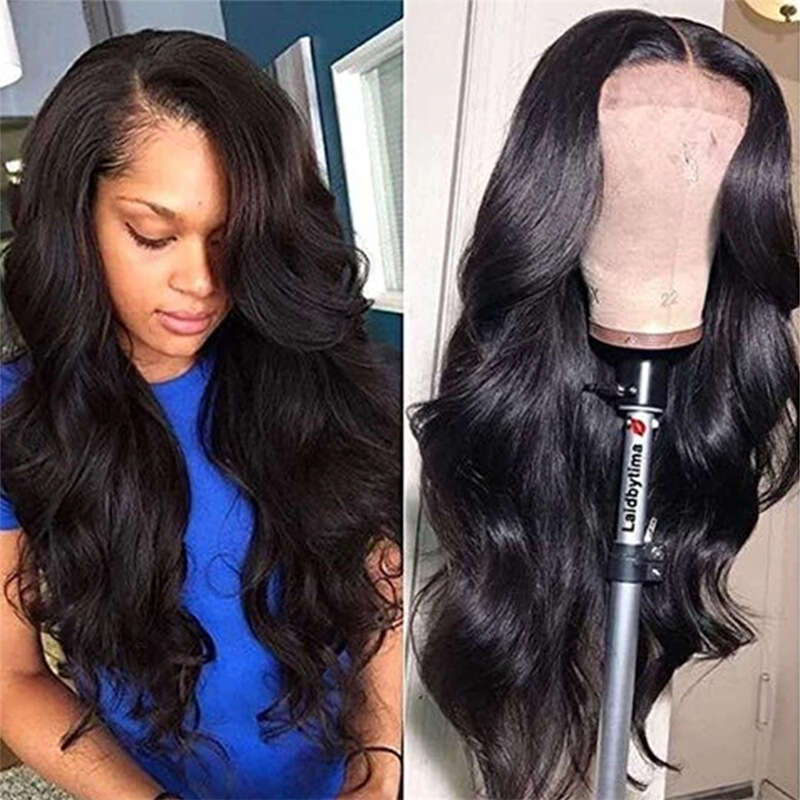 Lace Front Wig Cover T Shape FB New Front Lace Wig Women S Mid Split Long Big Wave Curly Hair Chemical Fiber Head Cover Wigs