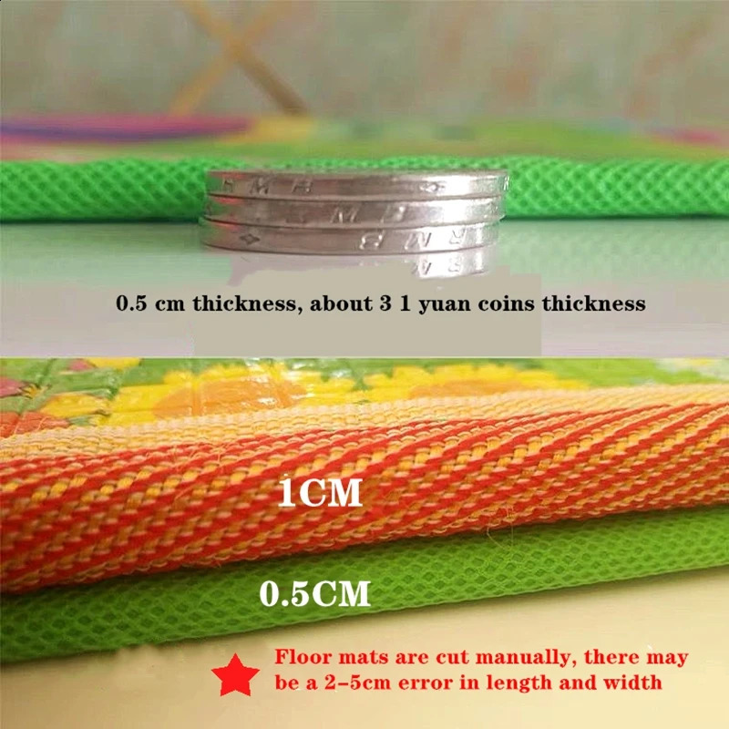 Non-toxic Large Size Environmentally Friendly Thick Baby Crawling Play Mats Pattern Carpet Play Mat for Childrens Rug Gifts 250118