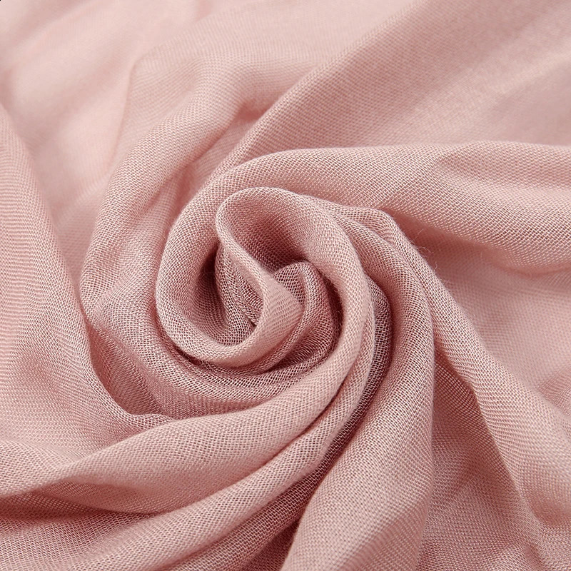 Fashion Rayon Cotton Hijab Shawls Modal Muslim Hijabs Women Plain Scarf Small Size Headscarf Islamic Turban Headband 170*70cm 250121