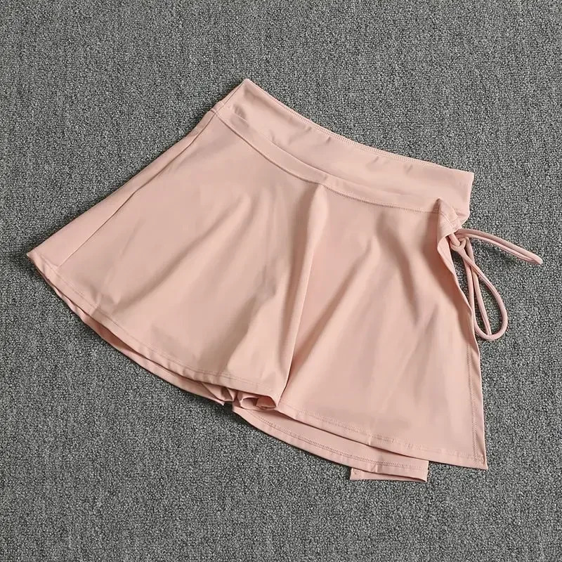 Tennis skirt sports womens summer hipcovering anti mask running training quickdrying leisure fitness short y250121