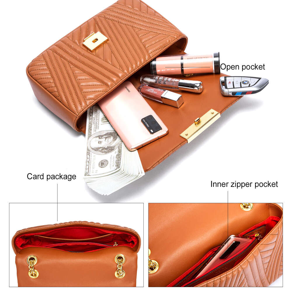 High-End Elegant Casual Basic Women's Bags Fashionable Popular Classic Commuting Ladies Office Handbags