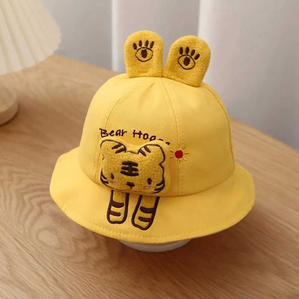 New Summer Panama Baby Girls Hats Cartoon Boys Fisherman Hat Baby Sun Hat Outdoor UV Bucket Hat Toddler Kids Panama Sun Cap T250121