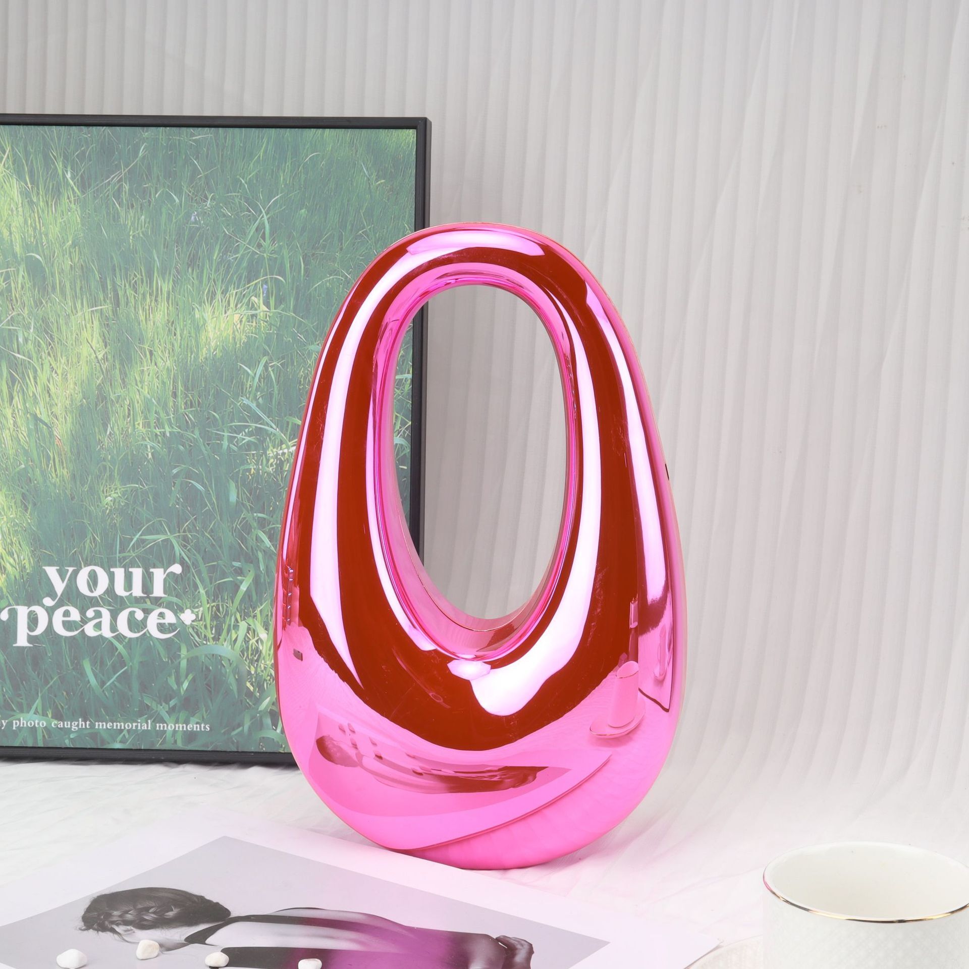 Handheld Armpit Candy Colored Oval Hard Shell Goose Egg Shaped Shoulder Banquet Chain Bag, Hand-Held Crossbody Bag
