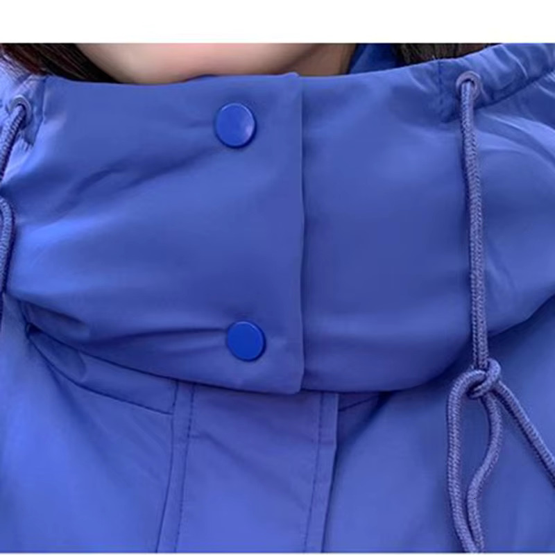 New Short Parkas Hooded Down Cotton Coat Women's Winter 2025 Loose Thicken Warm Jacket Korean Parka Padded Bread Ladies Overcoat