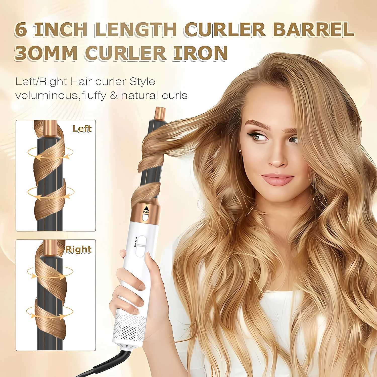Professional 5 in 1 Hair Dryer Hot Air Comb Curler For Hair Dryer Styling Tool Hair Straightener Hairdressing Tool Z250122