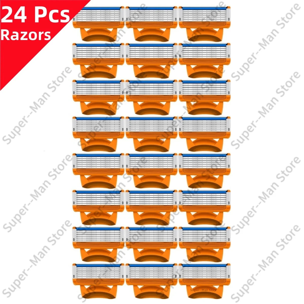 Fusion series 5-layer Razor Blades Replacement Blades Vintage Wet Shaving Safety Razor Skin Protection Classic Razor 250117