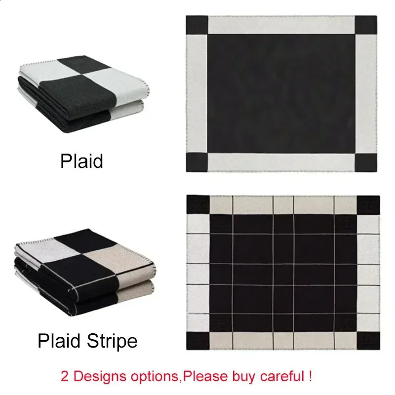 130x170cm Plaid Cashmere Blanket Super Soft Wool Scarf Shawl Winter Warm Plush Sofa Bed Fleece Knitted Throw Cape Blanket 250117
