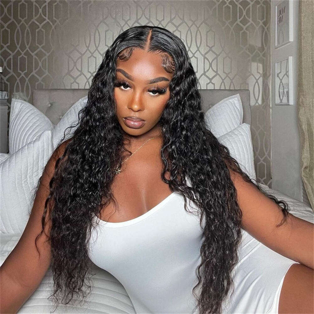 Lace Front Wig Cover T Shape Wig Feminine Style Slim And Curly Hair Full Cover Mid To Small Roll Front Lace Head Cover