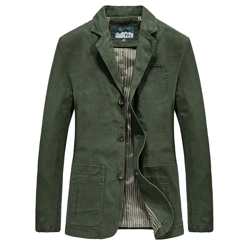 Autumn Mens Clothing Cotton Outdoor Business Jacket European and American Fashionable Casual Suit Collar Coat 250115