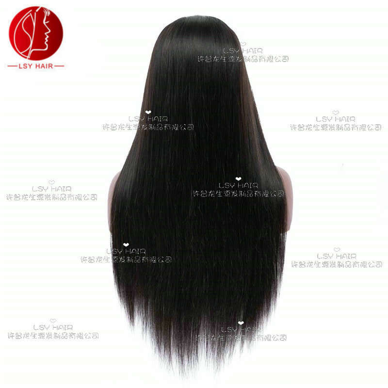 Lace Front Wig Cover T Shape Lace Female Wigs Glueless Front Lace Human Hair Wig Headband