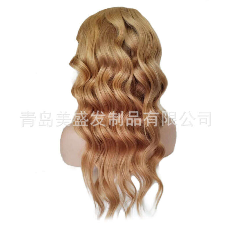 Lace Front Wig Cover T Shape Hot Selling Half Loose Wave Real Hair Full Hand Hook Head Cover