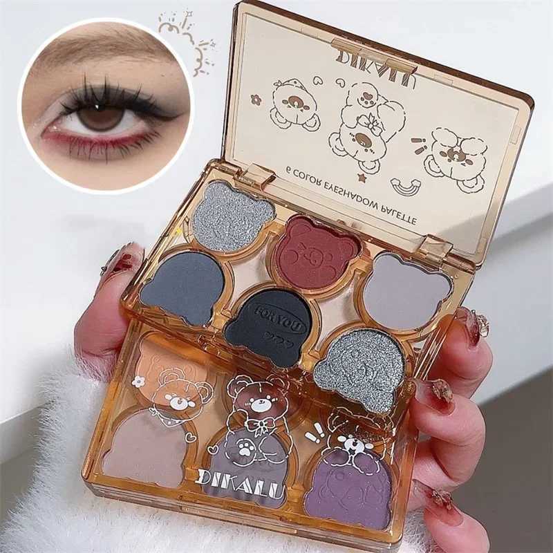 New Arrival 6 Colors Glitter Eyeshadow Matte Pearly Eye Shadow Shine Diamond Long Lasting Red Black Charming Eyes Make Up Palette Cosmetics Z250121