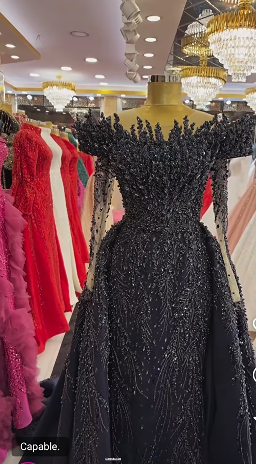 Glamorous Crystal Formal Evening Dresses Beaded Pearl Off Shoulder Mermaid Prom Gowns Sequins Illusion Party Dresses Custom Made