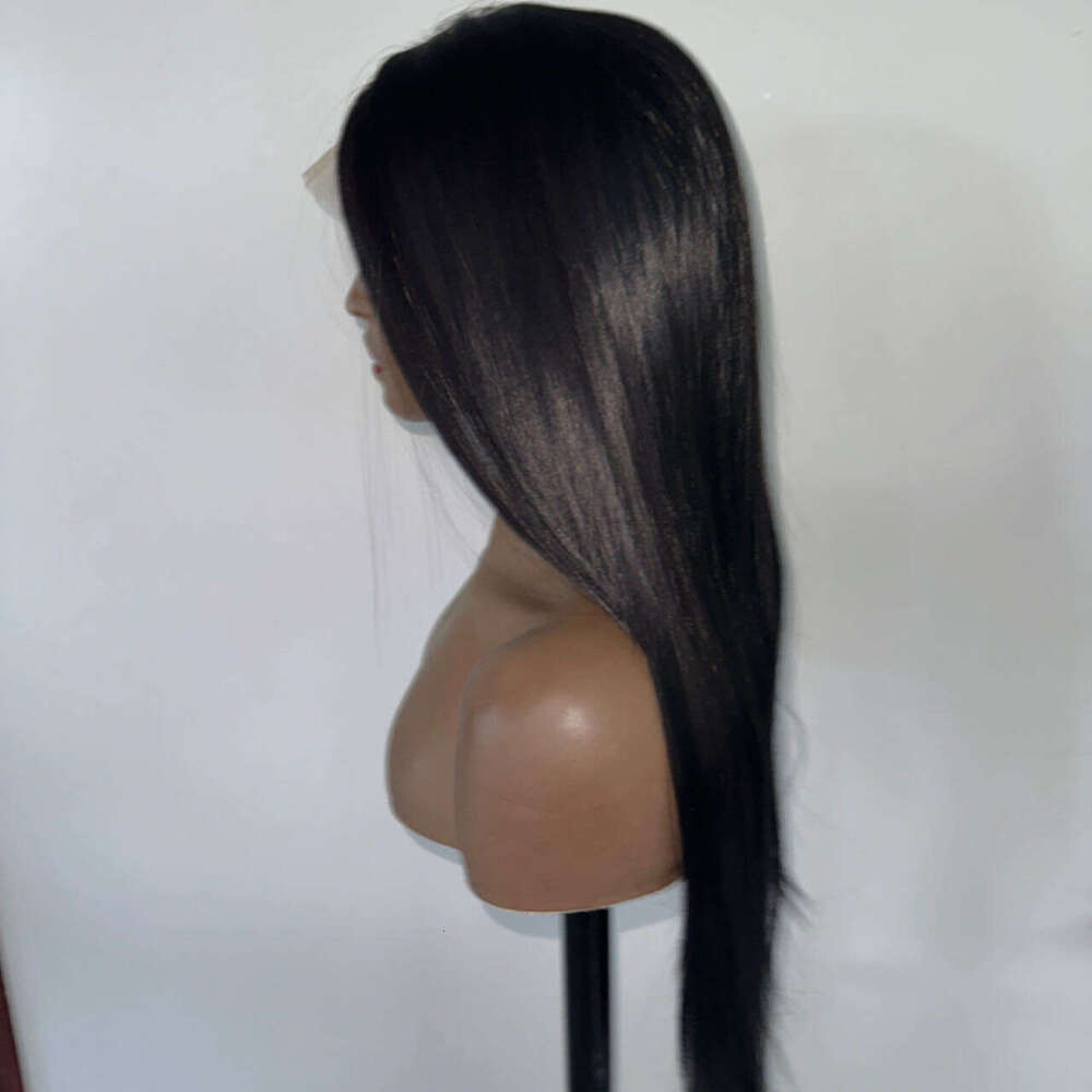 Lace Front Wig Cover T Shape Quan Color With Front Lace Synthetic Headband Long Straight Hair
