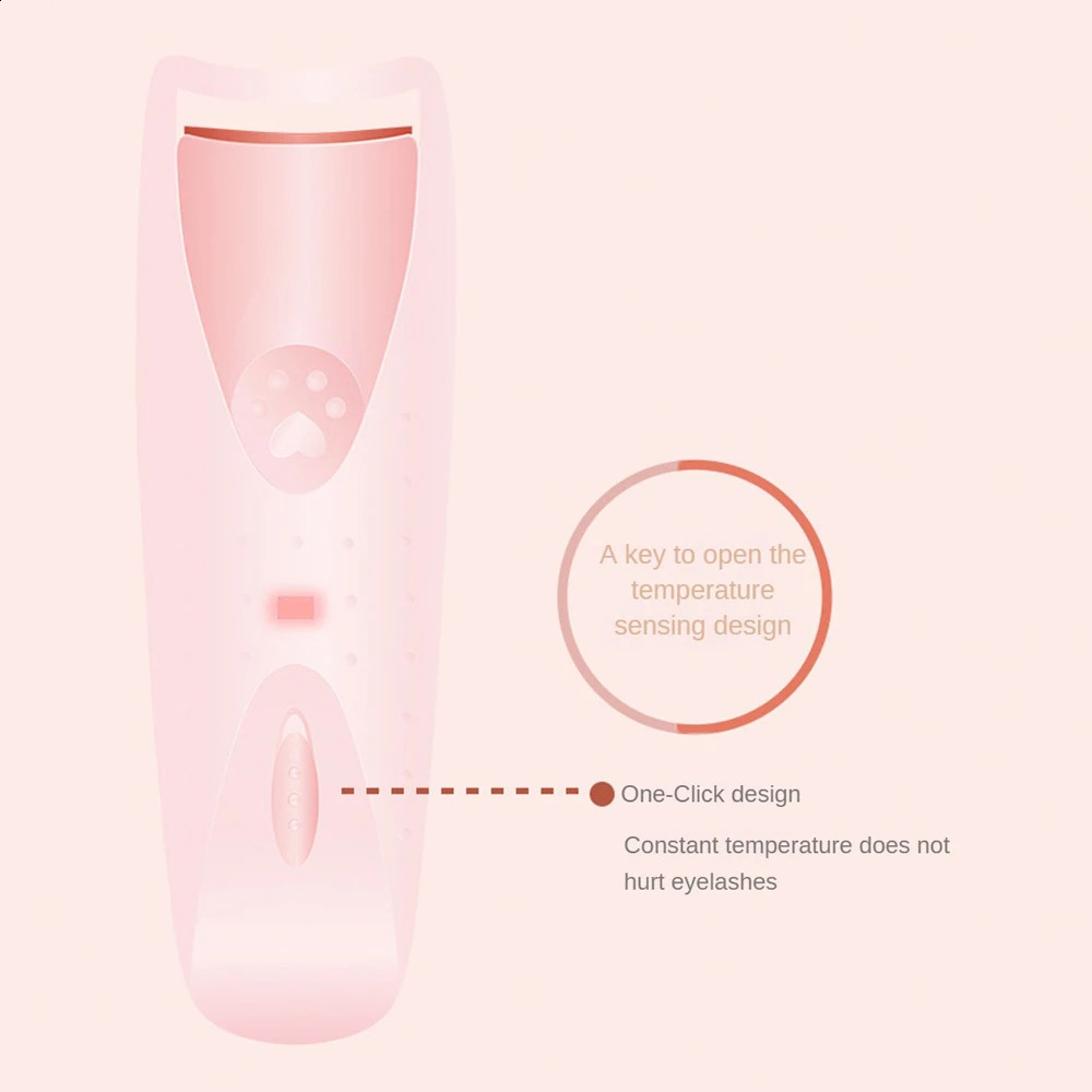 Electric Heated Eyelash Curler Eyelashes Curls Thermal USB Rechargeable Long Lasting Makeup Tool Beauty 250115