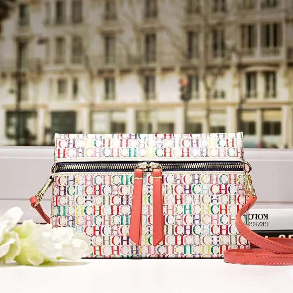 CILMI HARVILL CHHC Spring Pop Small Size Hand Grab Messenger One Shoulder Fashion Women's Bag Beautiful Pattern Metal Zipper