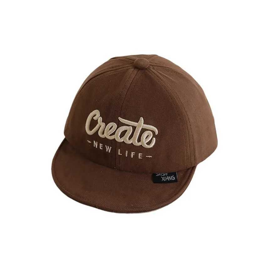 Spring/Summer New Childrens Fashion Travel Casual Boys and Girls Foreign Style Mini Short Eve Sunshade Breathable Hat M250121