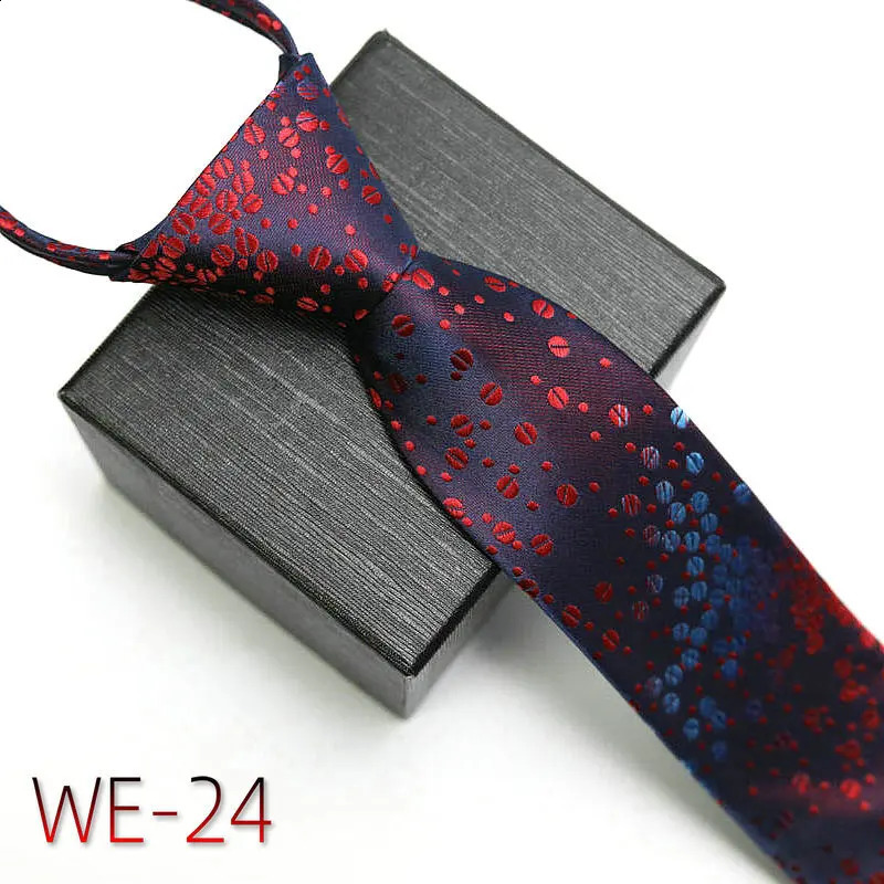 Suit Business Zipper Tie for Man 487cm 1200 Pins Highend Polyester Neck Striped Solid Color Grid Flower Ties 250114