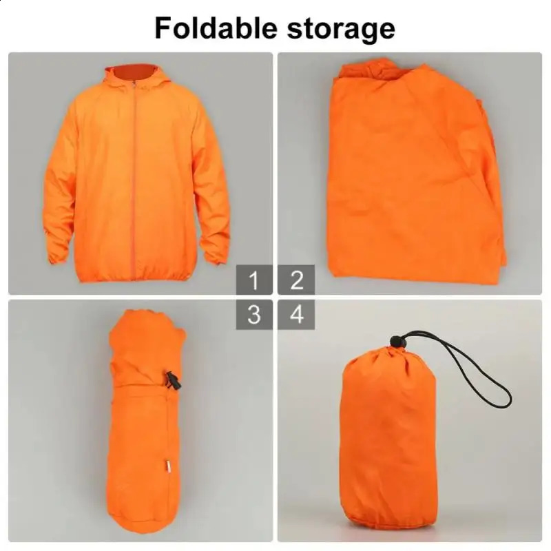 Outdoor Rain Jacket Men Women Reflective Sun Protection Clothing Fishing Hunting Cycling Clothes Quick Dry Skin Windbreaker Coat 250122