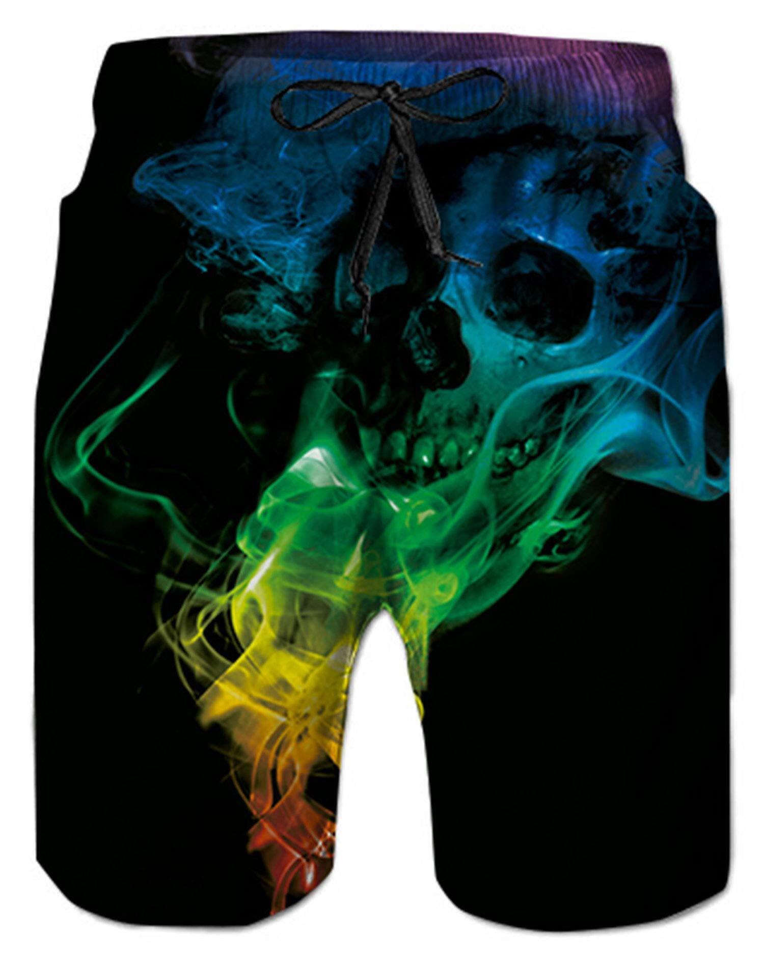 Men's Beach Kids Summer Swimwear Breathable Surf Board Shorts Quick Dry Casual Sportwear Swim Trunks Boy