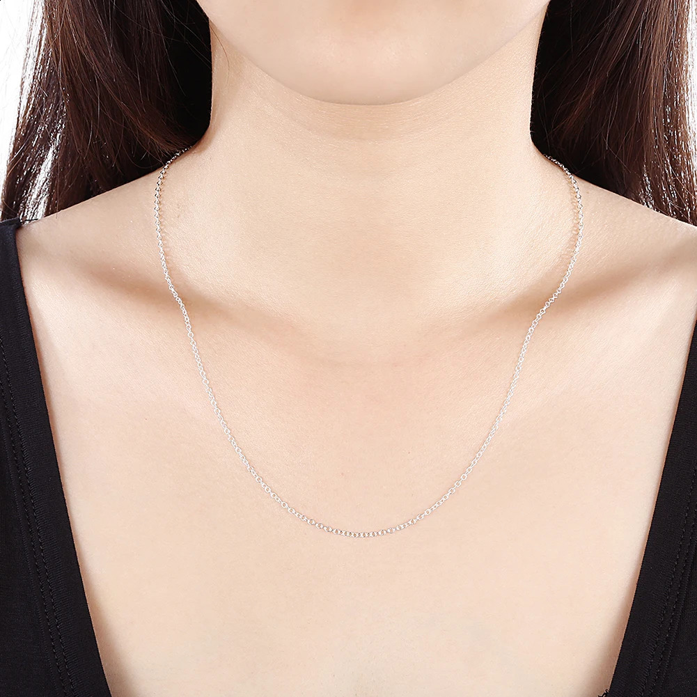 30PCS 925 Sterling Silver chains necklace for women men jewelry set fashion party er wedding accessories gifts 250120