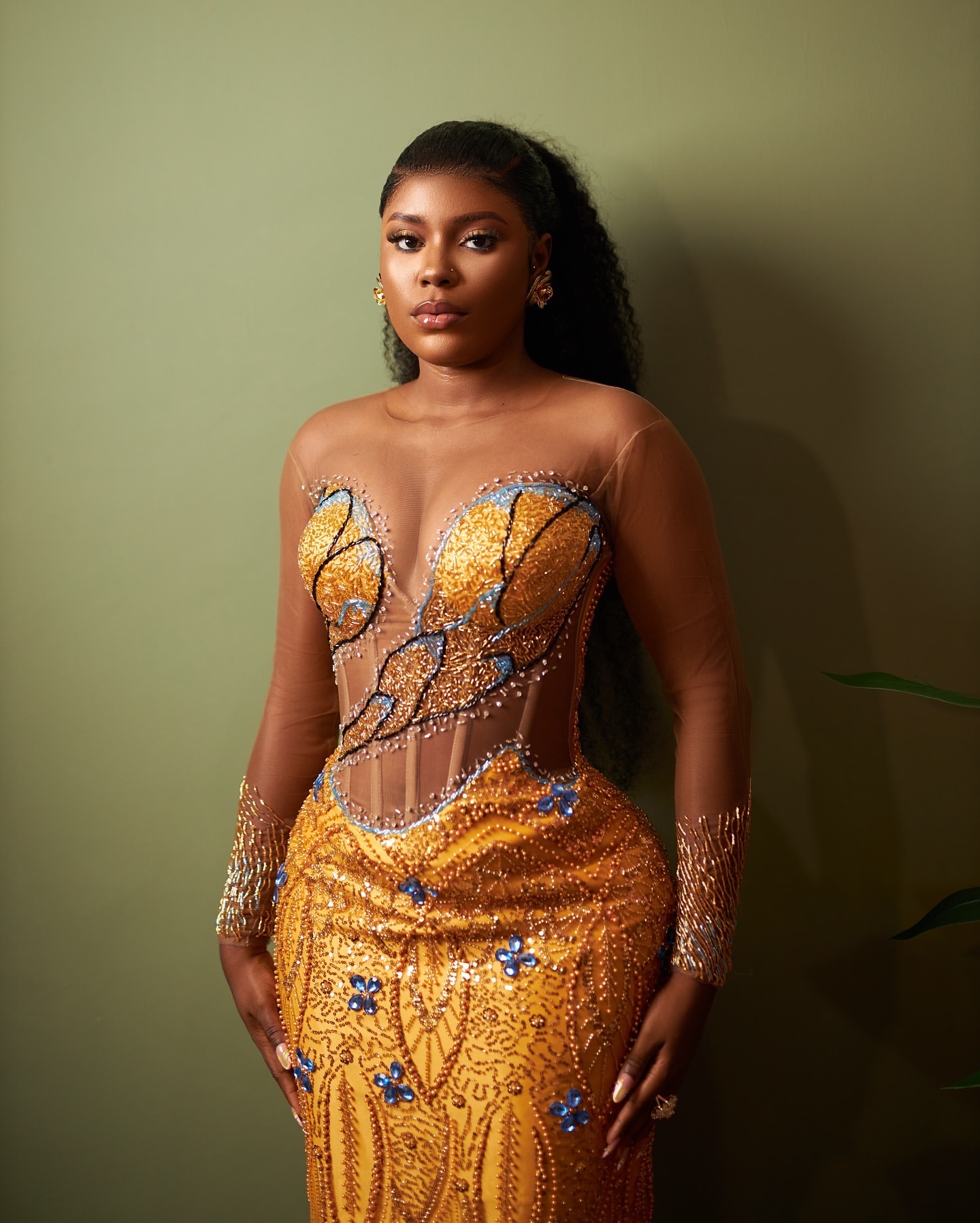 Aso Ebi Gold Sheath Prom Dresses 2025 Crystals Beaded Sequined Lace Evening Formal Party Second Birthday Engagement Gowns Plus Size Dress For Special 