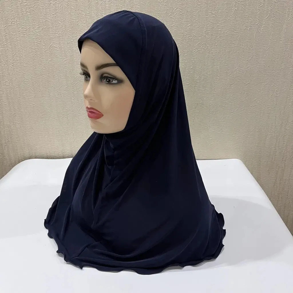 Muslim Hijabs for Kids Girl 7 to 12 years old Islamic Scarf Shawls Soft Stretch Material Malaysia Girl Children Hijabs Wholesale 250121