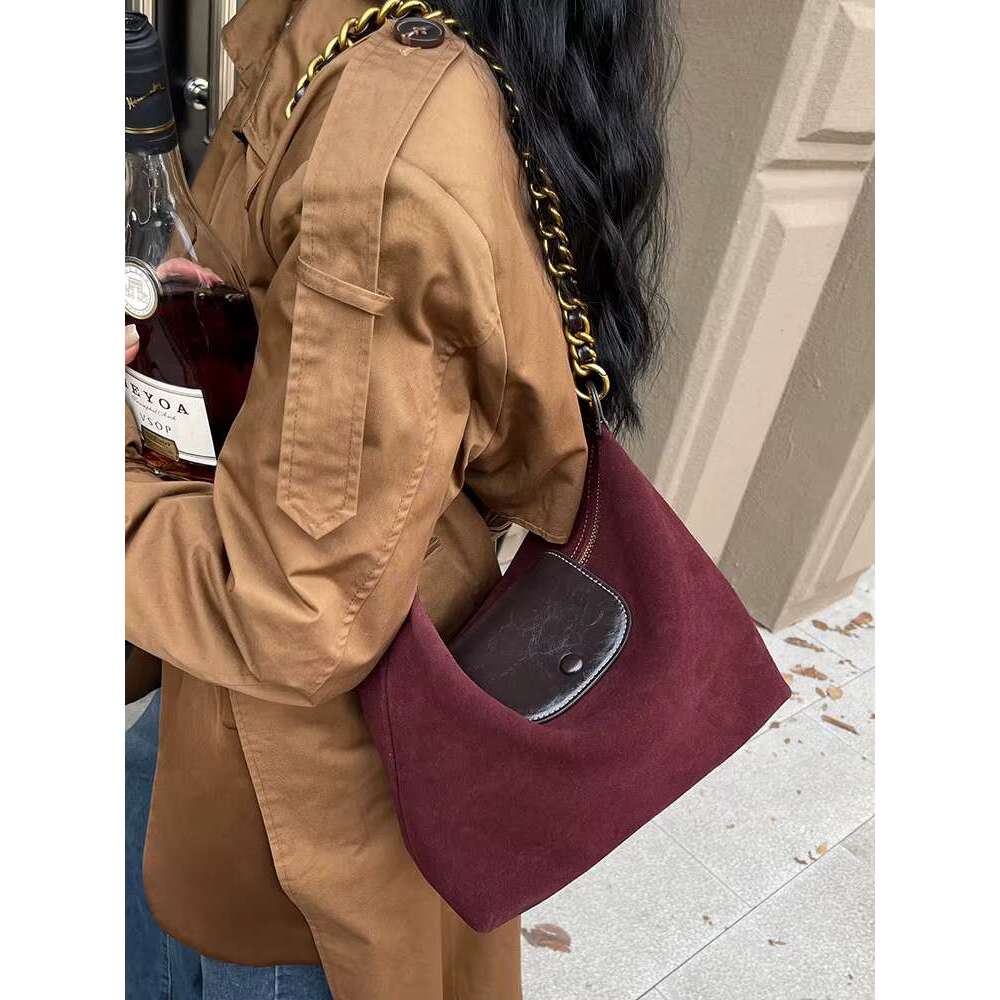Autumn And Winter Women's Retro Crossbody Tote Leather Large Capacity Shoulder Chain Bag