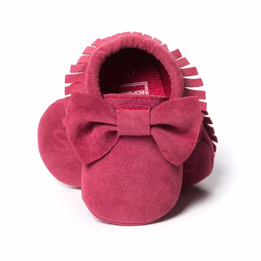 Hooyi Bow Suede Baby Boy Shoe Grass Green PU Leather Fashion Kid Moccasins Solid Bebe First Walker born Prewalker Kids Sock 250118