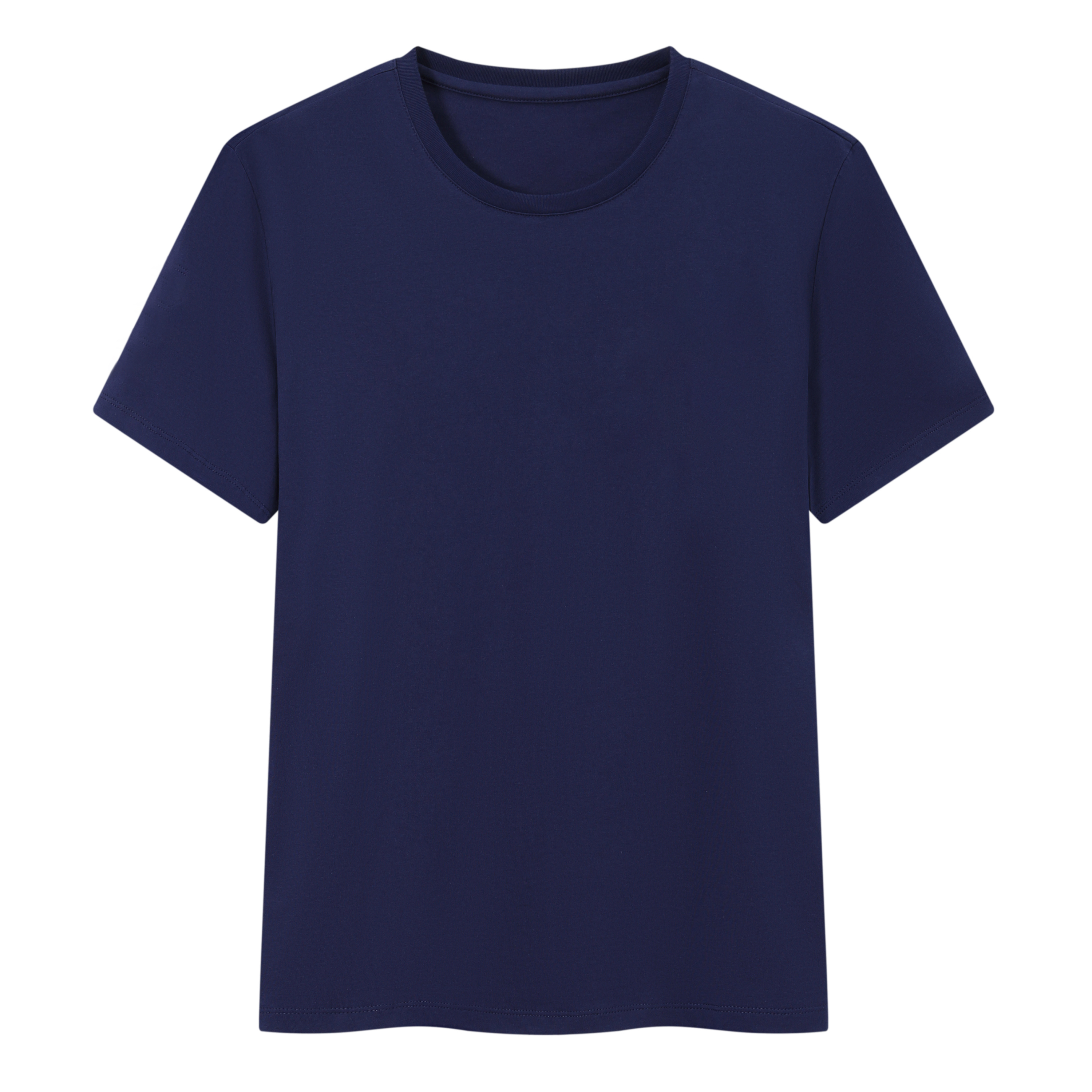 2025 Summer polos Short Sleeve High Quality Cotton Men's Round Neck Sports T-shirt Loose Fit