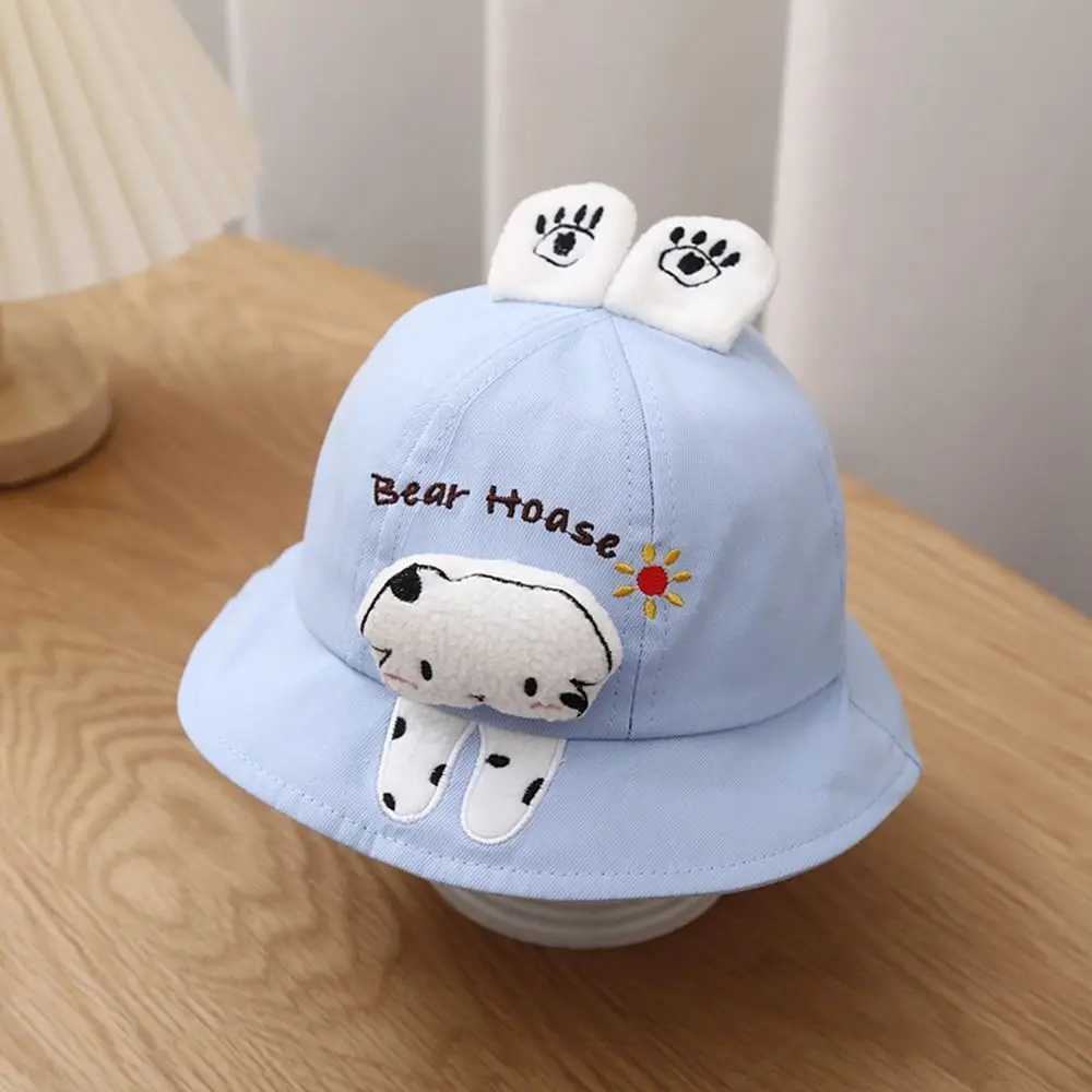 New Summer Panama Baby Girls Hats Cartoon Boys Fisherman Hat Baby Sun Hat Outdoor UV Bucket Hat Toddler Kids Panama Sun Cap T250121